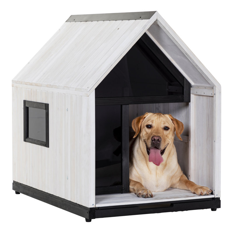 Picture of Tucker Murphy Pet™ Cob Wood Dog House | Wayfair
